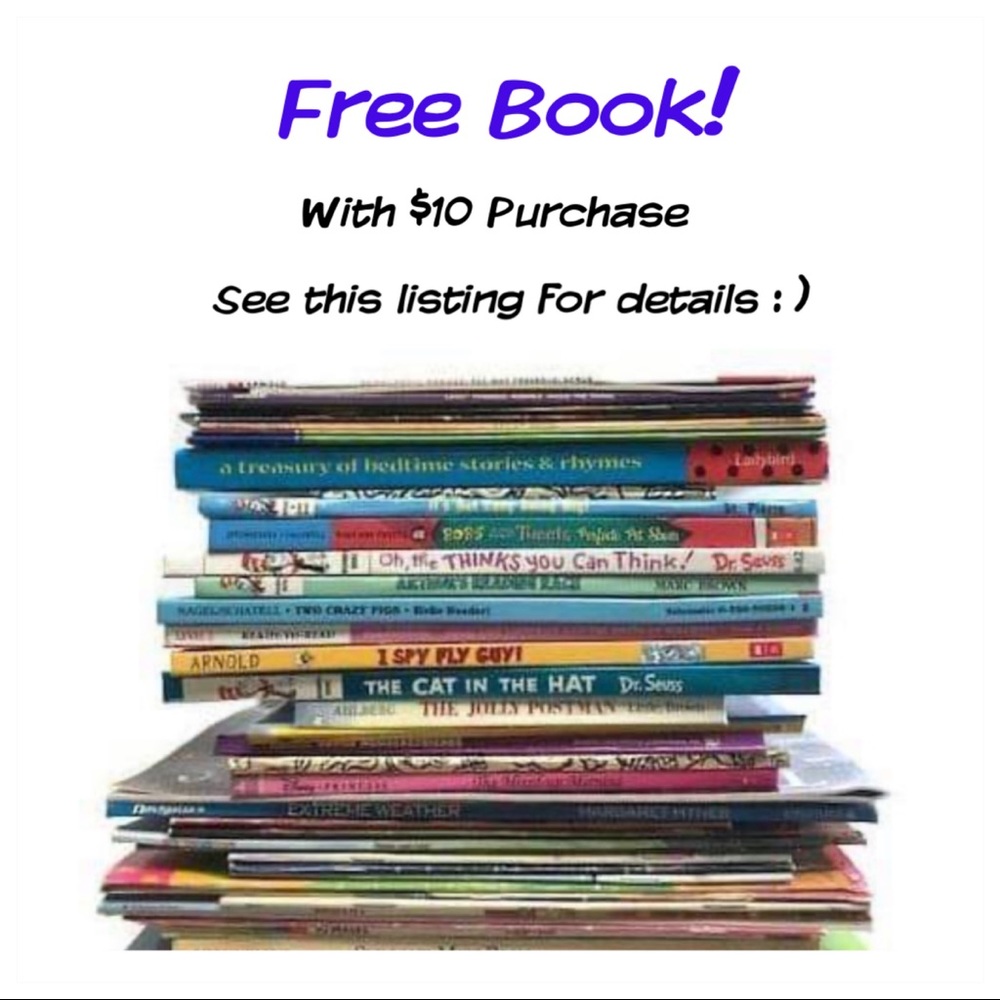 FREE Baby Kids Adult Book with any $10+ Purchase!